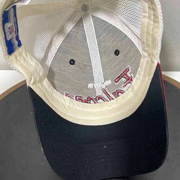 Vintage Atlanta Falcons Reebok Snapback Trucker Mesh Black red White - Picture 5 of 7